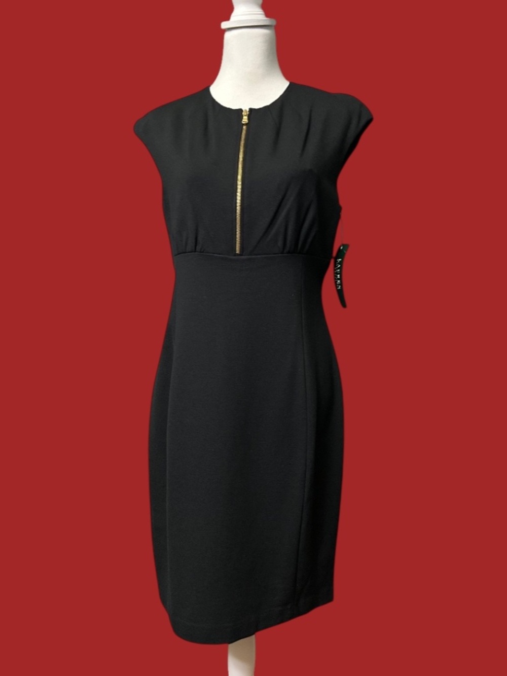 NWT. Ralph Lauren Black Dress